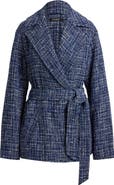 Lauren Ralph Lauren Classic Bouclé Wrap Coat