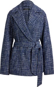 Lauren Ralph Lauren Classic Bouclé Wrap Coat
