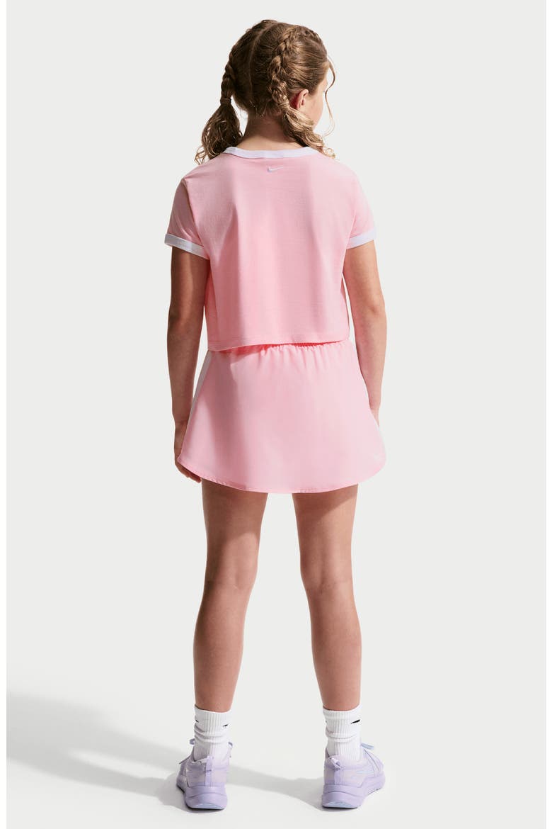 Kids' Nike One Skort, Alternate, color, MEDIUM SOFT PINK/ WHITE