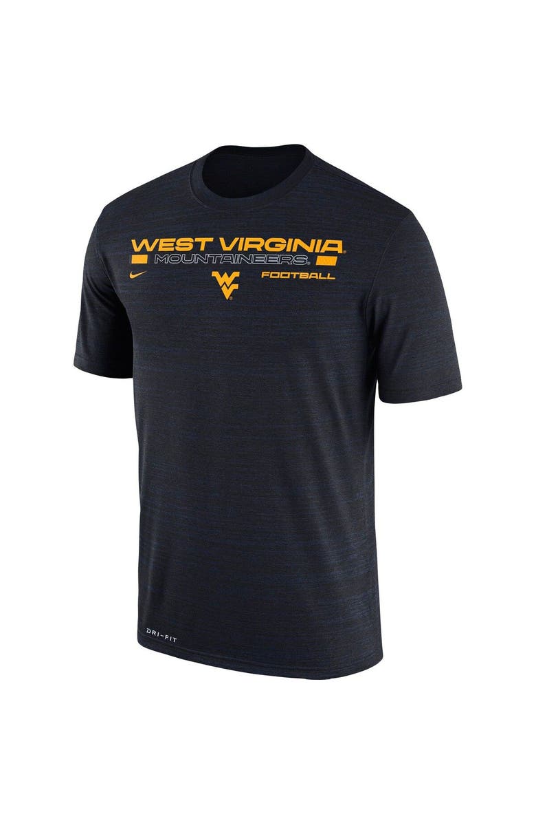 Nike Men's Nike Navy West Virginia Mountaineers Team Velocity Legend Performance T-Shirt, Alternate, color, Navy