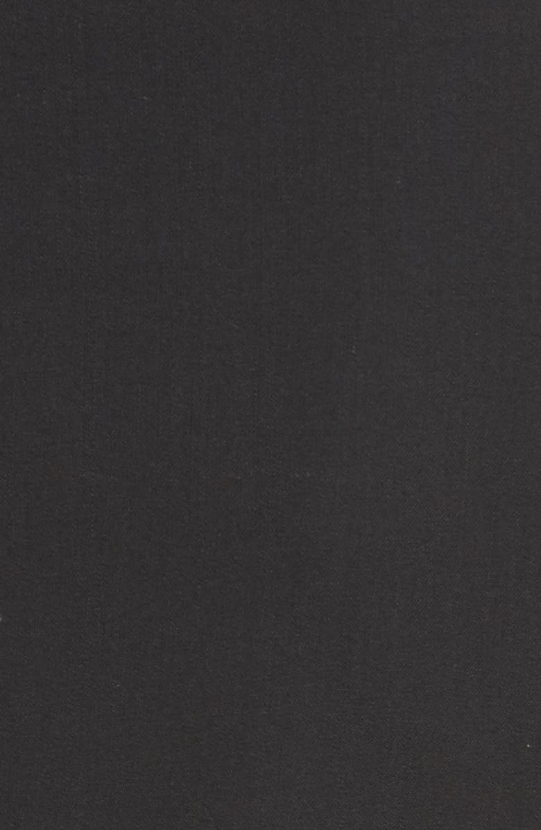 Akris punto Long One-Button Jacket, Alternate, color, Black