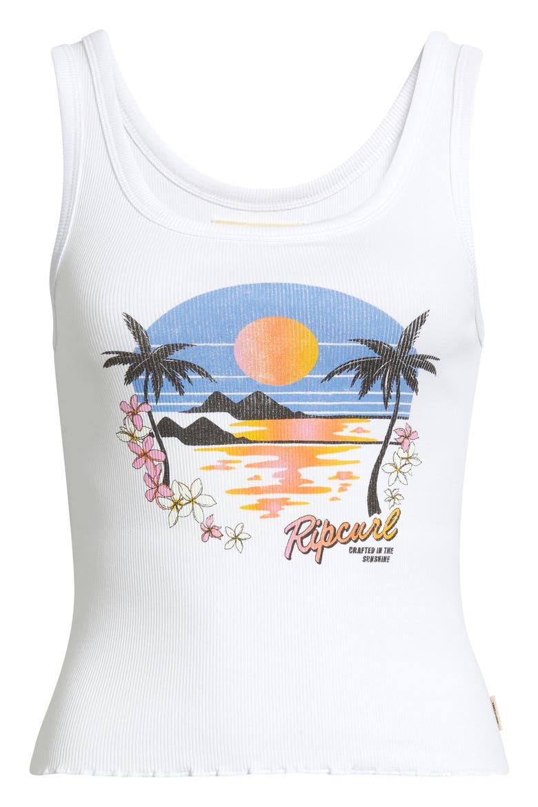 Hotel Malibu Graphic Tank, Alternate, color, OPTICAL WHITE