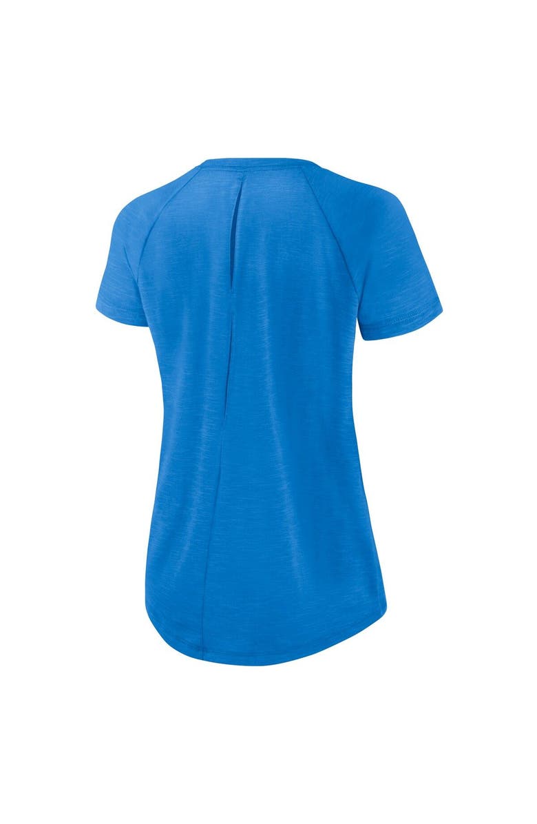 Nike Women's Nike White/Heather Scarlet Los Angeles Chargers Back Slit Lightweight Fashion T-Shirt, Alternate, color,