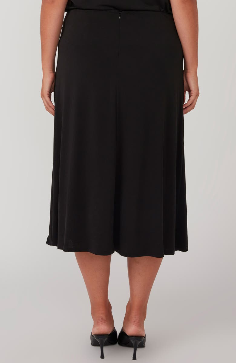 Estelle Octavia Waist Tie Skirt, Alternate, color, Black