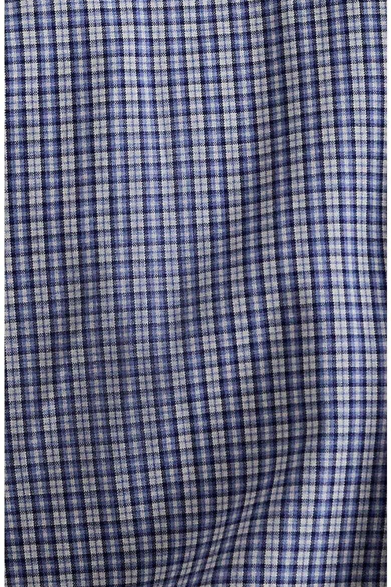 Classic Fit Check Cotton Poplin Button-Up Shirt, Alternate, color, WHITE BLUE MULTI