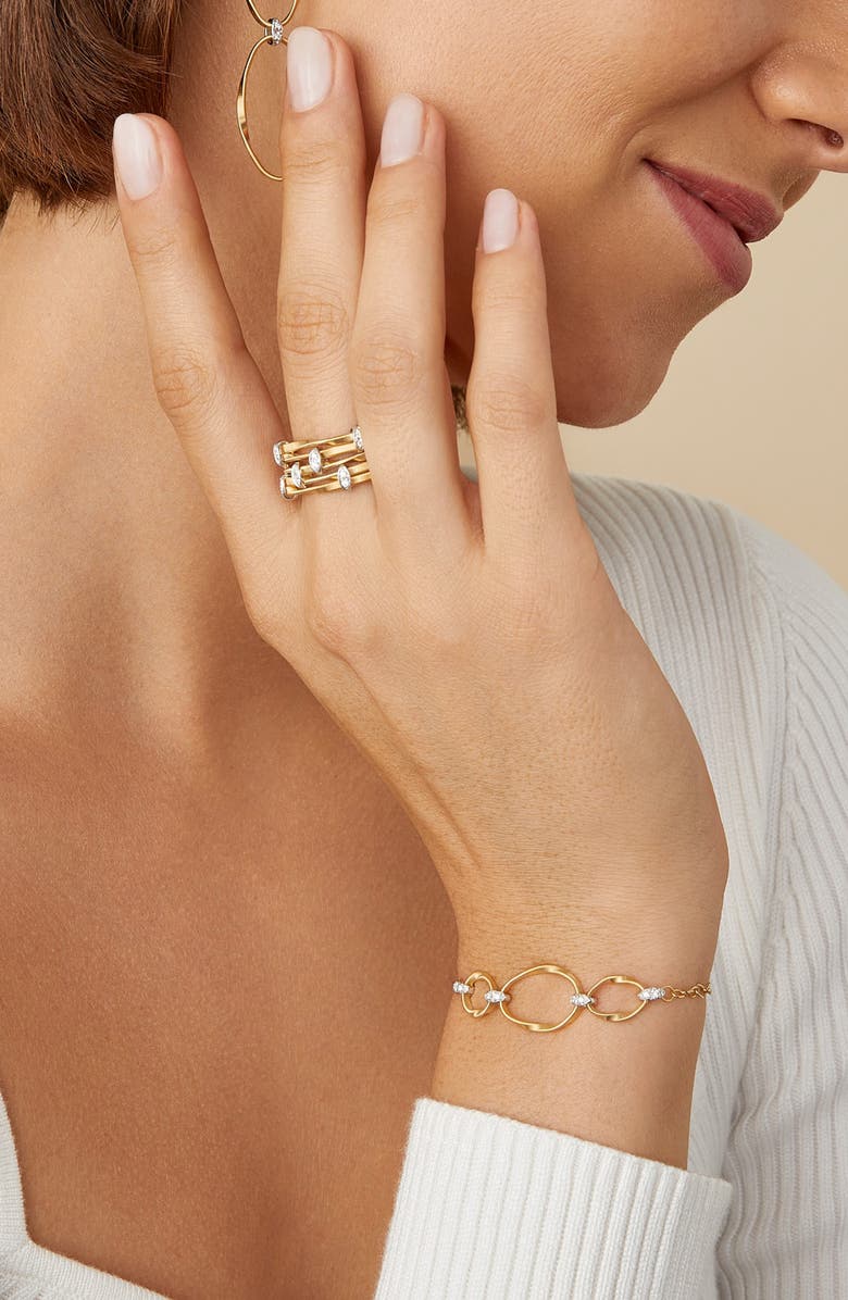 Marco Bicego Marrakech Onde Diamond Ring, Alternate, color, 