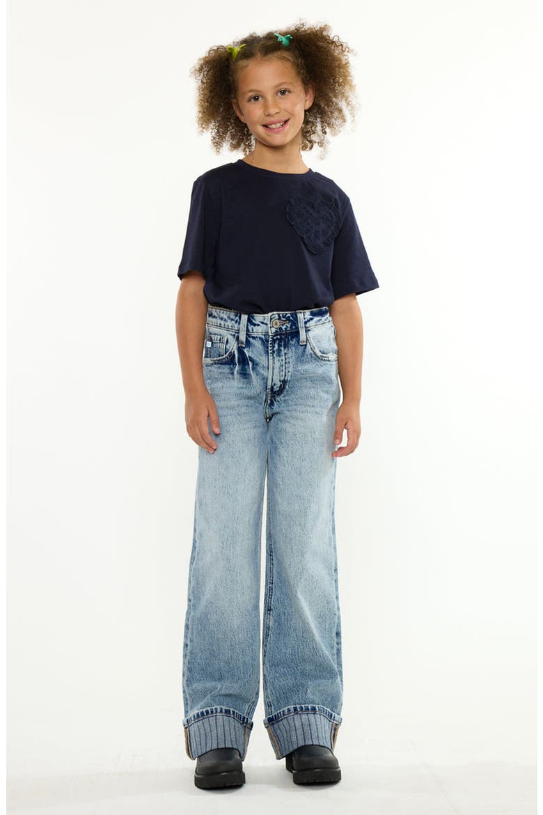 Pilar High Rise Wide Jeans, Main, color, Medium Light Wash