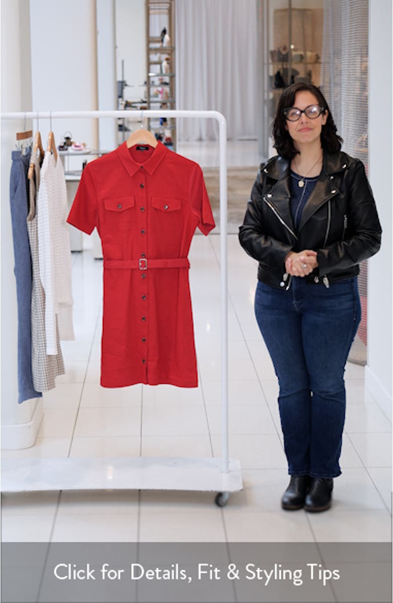 Short Sleeve Belted Shirtdress, sales video thumbnail