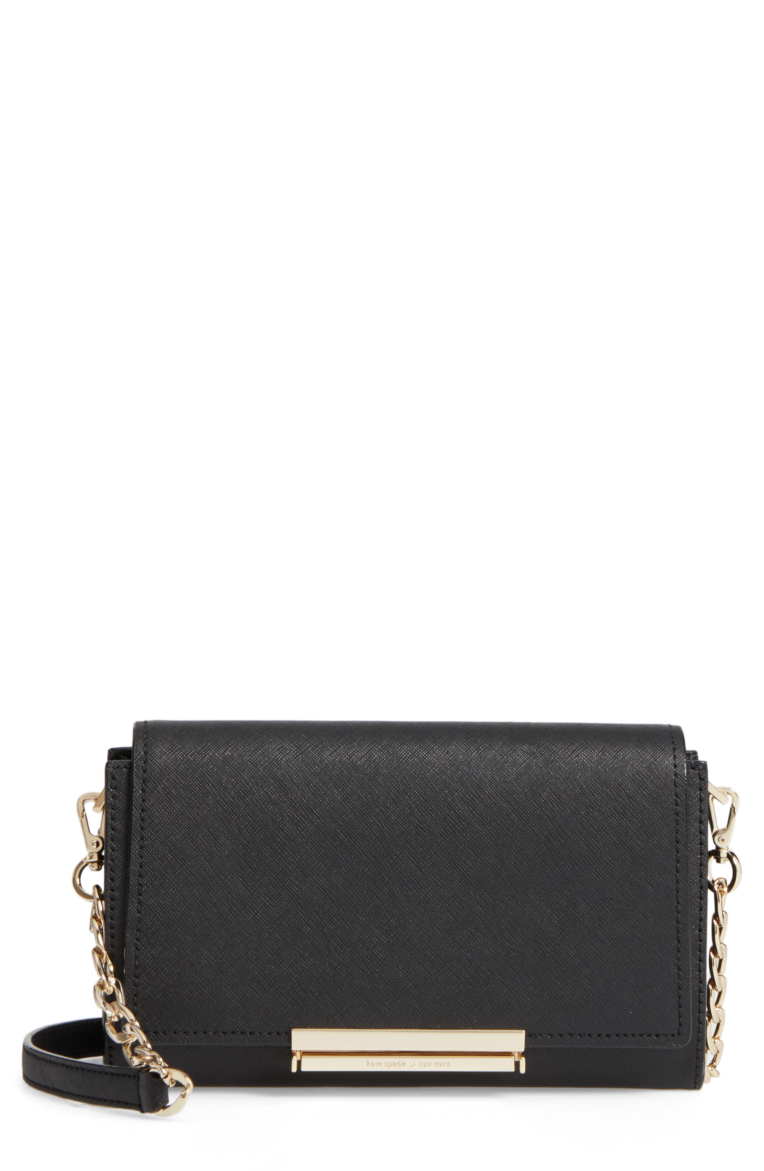 Kate Spade New York make it mine - camila leather clutch, Main, color, 