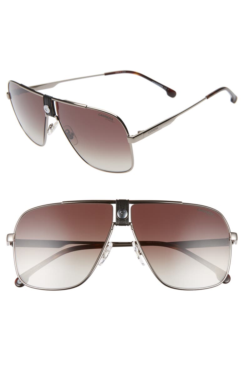 Carrera Eyewear 63mm Navigator Sunglasses, Main, color,