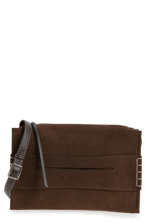 Loafer Suede Messenger Bag