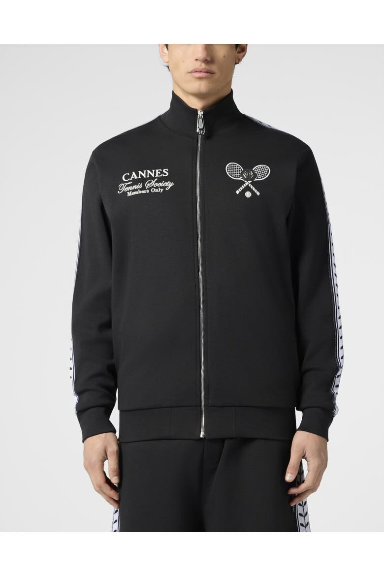 Tracksuit Jacket Tennis Club Men, Main, color, black