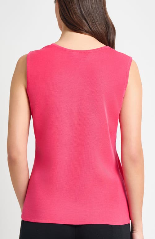 Ming Wang Scoop Neck Sweater Tank