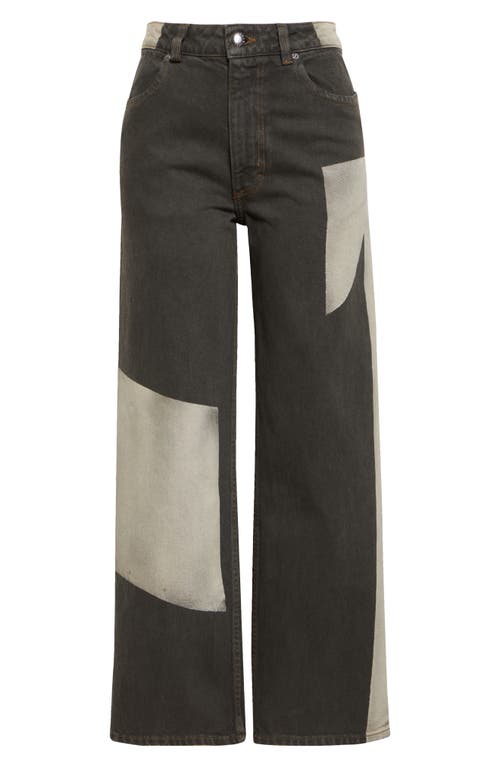 ECKHAUS LATTA ECKHAUS LATTA COLORBLOCK WIDE LEG JEANS