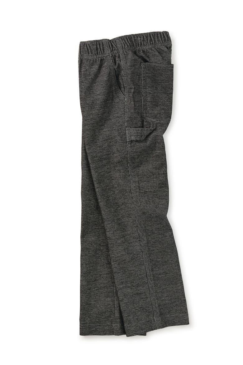 Denim-Like Carpenter Pants, Alternate, color, Phantom