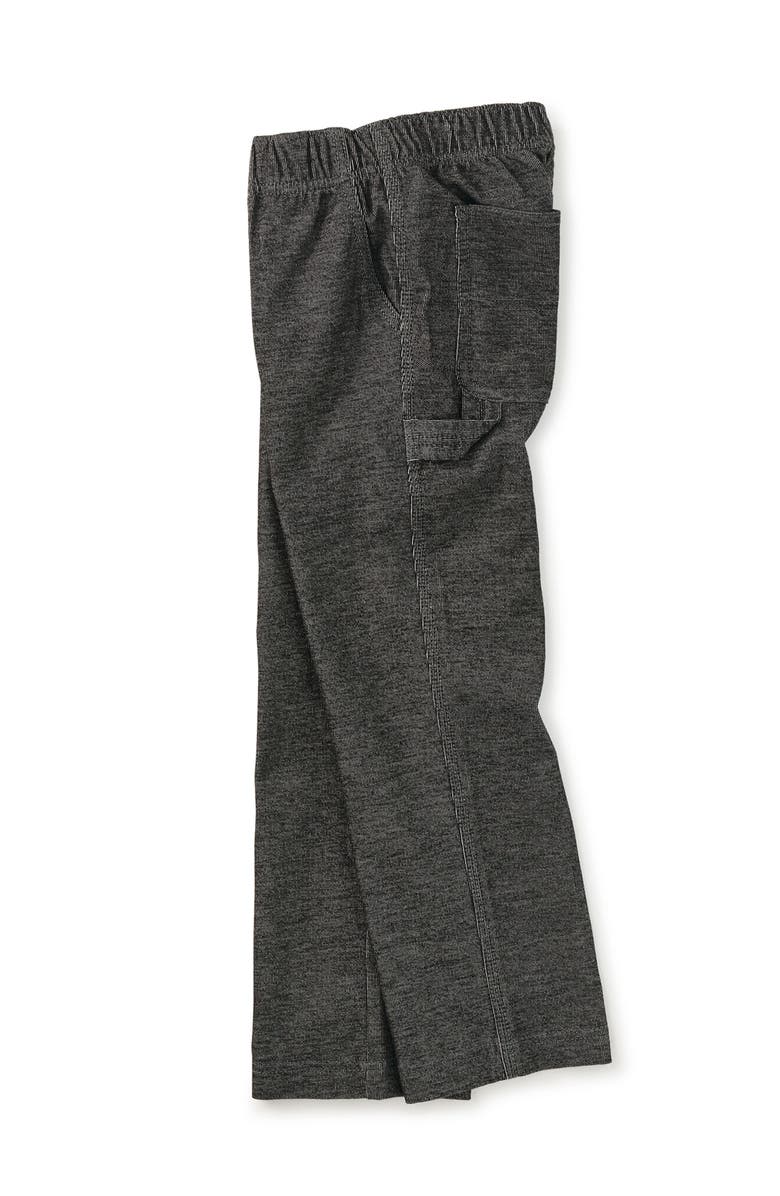 Tea Collection Denim-Like Carpenter Pants, Alternate, color, Phantom