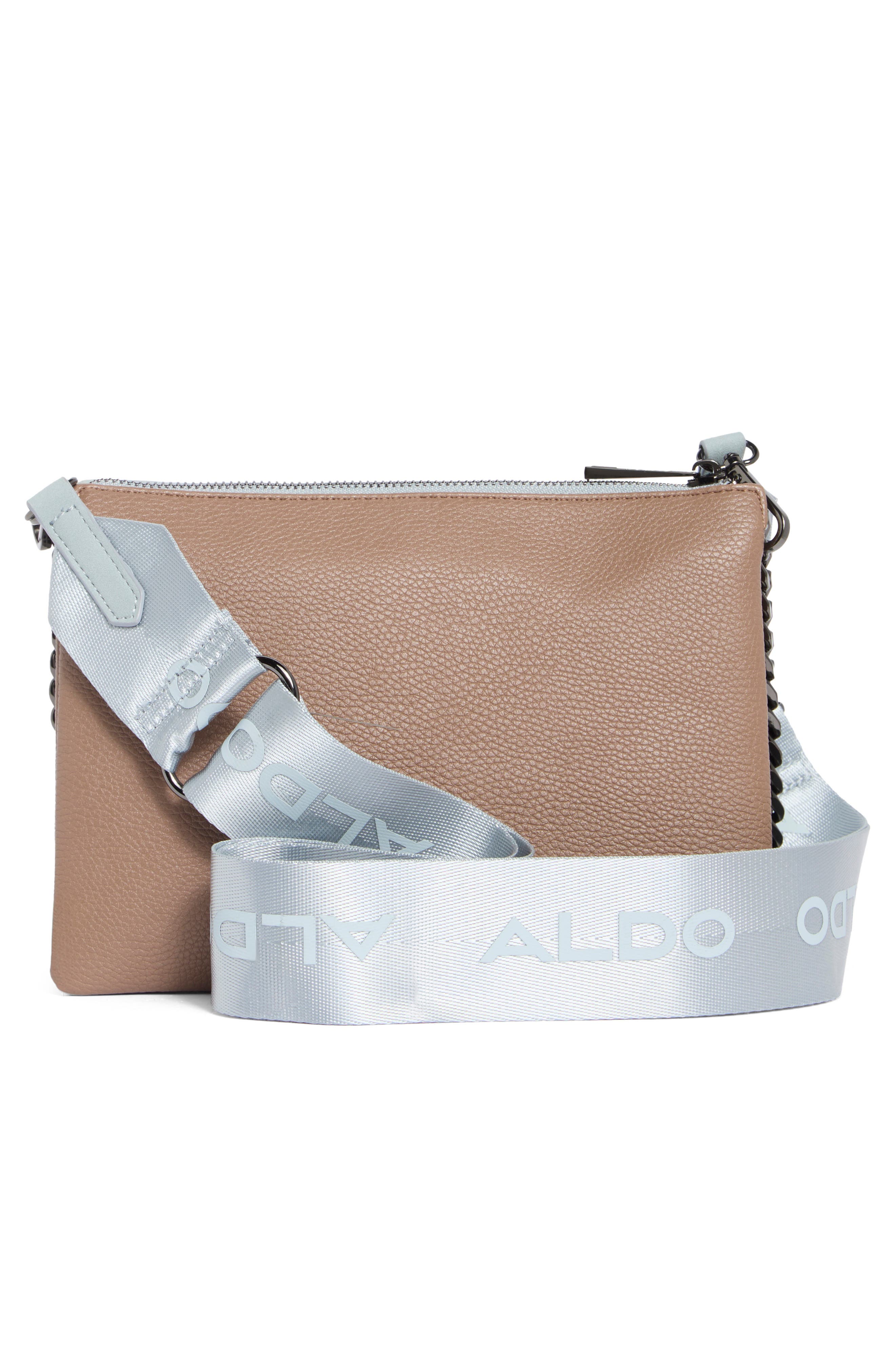 ALDO Alaeteriell Crossbody Bag, Alternate, color, Dusty Blue