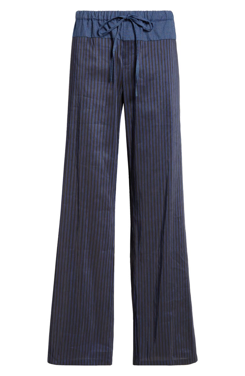 Paloma Wool Olga Stripe Linen Blend Drawstring Pants, Alternate, color, 