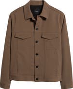 Theory River Trucker in Neoteric Twill Jacket