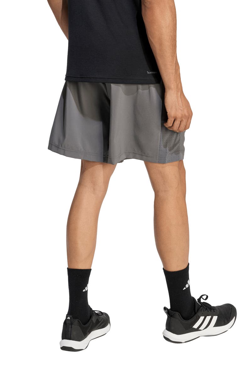 Essentials Woven Performance Training Shorts, Alternate, color, GREY FIVE