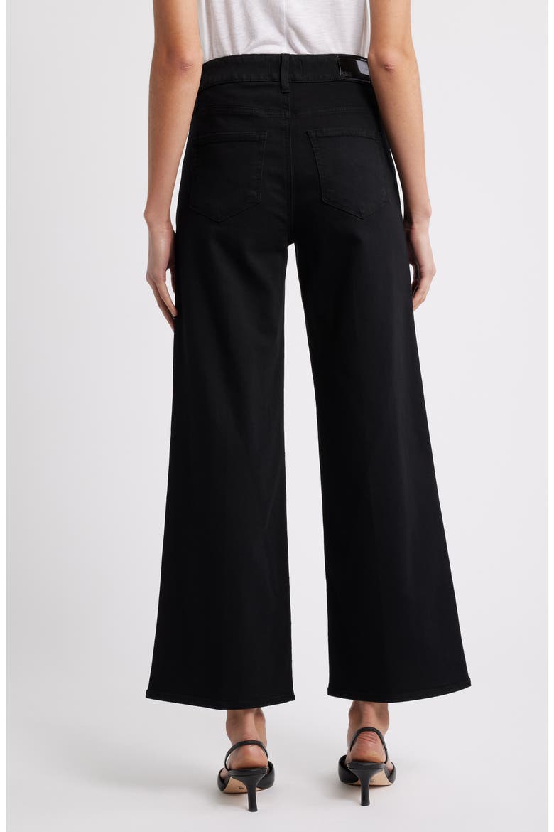 Anessa High Waist Wide Leg Jeans, Alternate, color, BLACK SHADOW