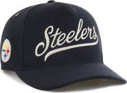 '47 Men's '47  Black Pittsburgh Steelers Golden Age Corduroy Hitch Adjustable Hat