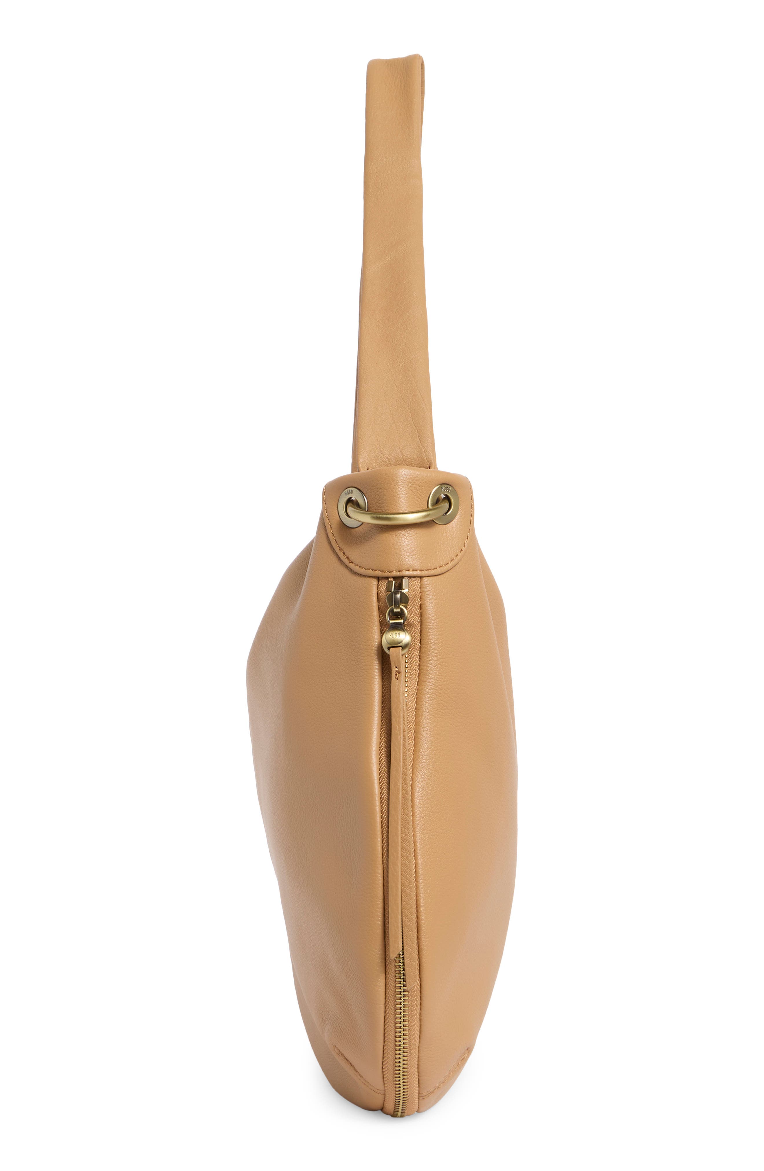 Fern Leather Shoulder Bag, Alternate, color, SANDSTORM