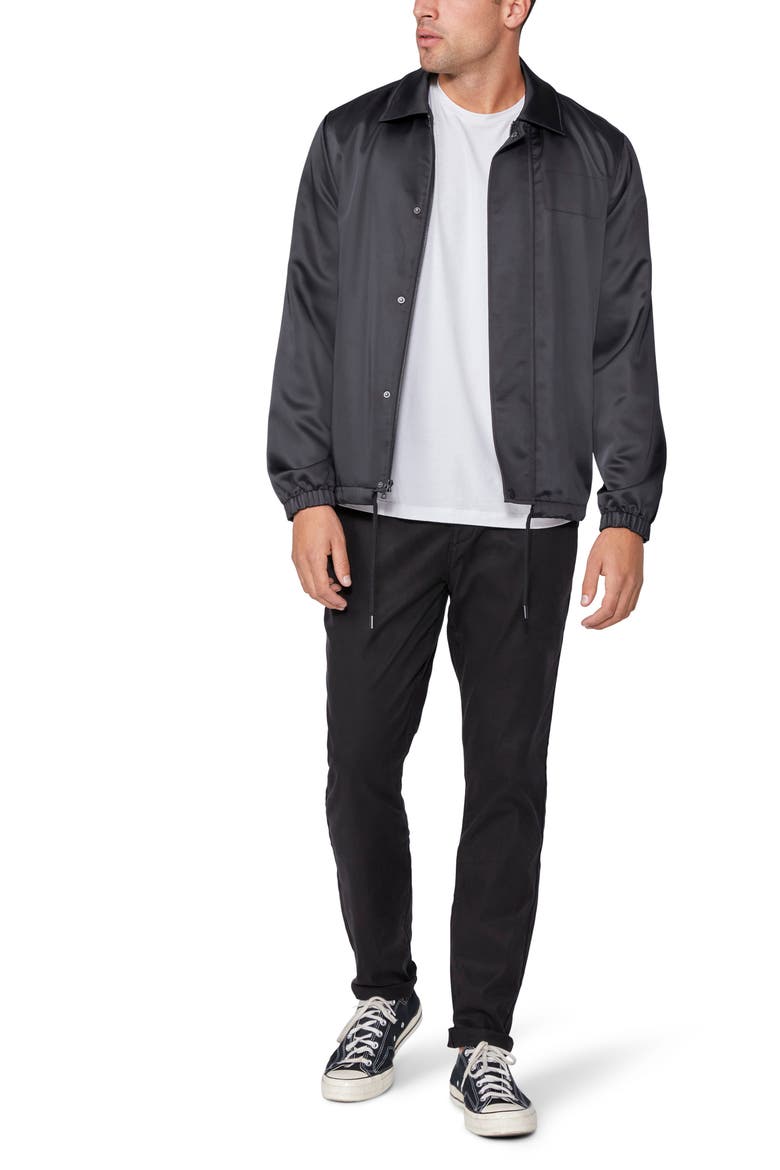 Fraser Brushed Twill Pants, Alternate, color, BLACK