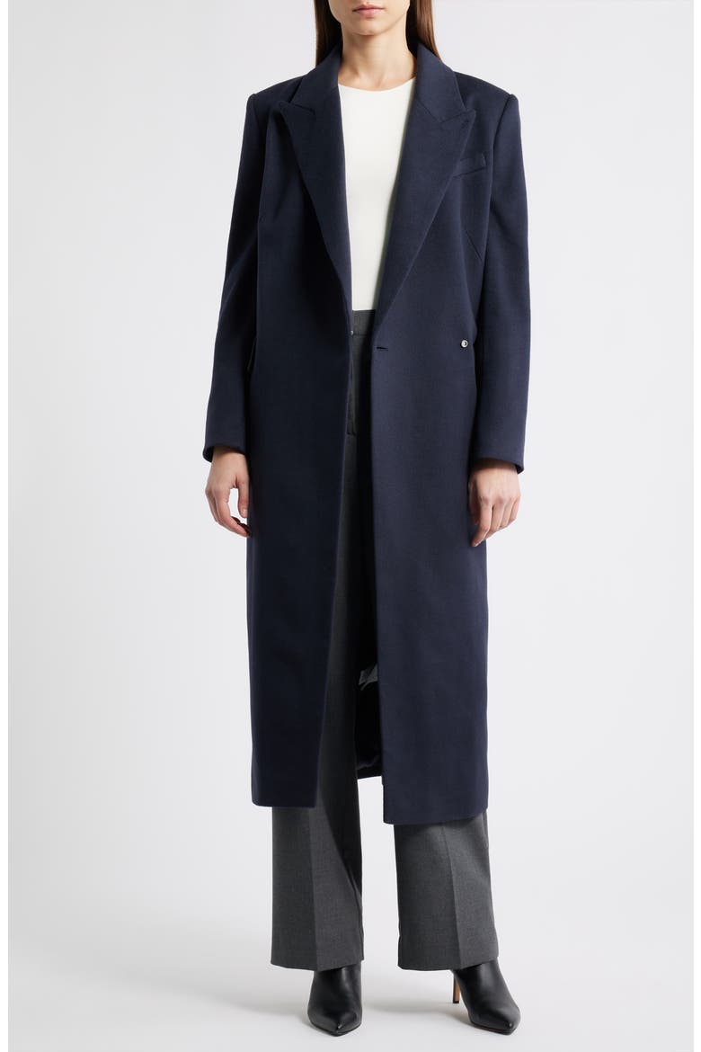 Callafy Cashmere Coat, Alternate, color, DARK BLUE