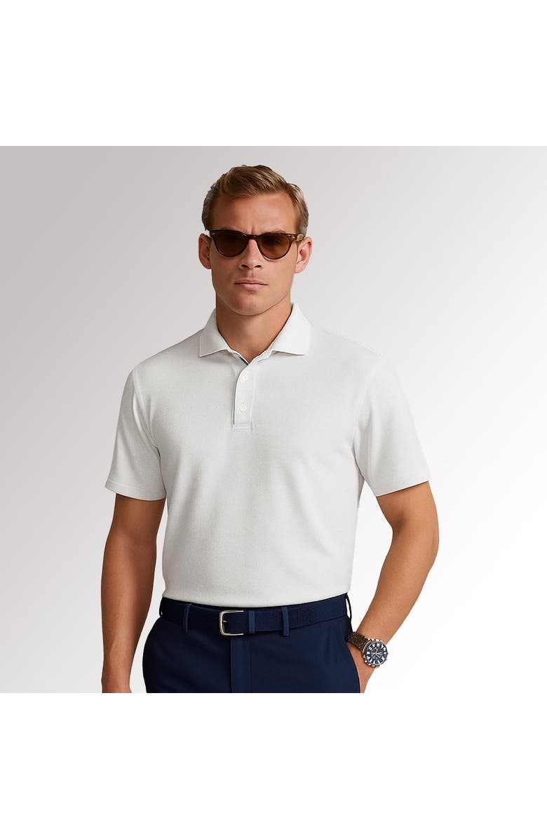 Cole Haan Golf Apparel Ashland Polo, Main, color, Bright White