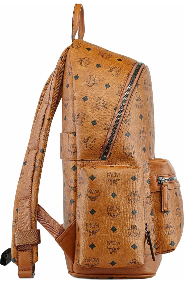 MCM Stark Backpack in Visetos, Alternate, color,
