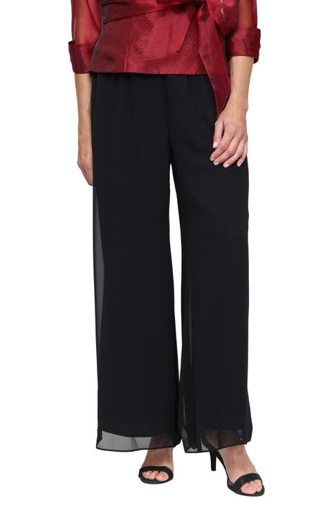Chiffon Palazzo Pants
