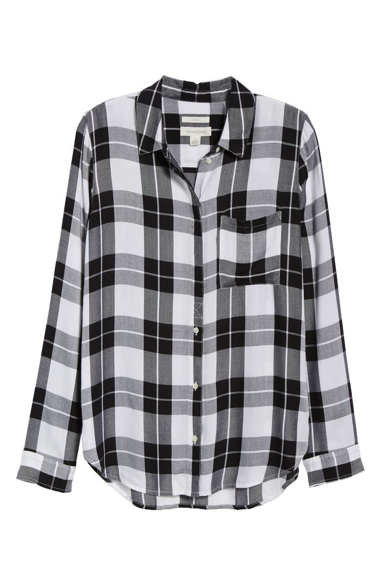 Treasure & Bond Classic Plaid Shirt, Alternate, color,