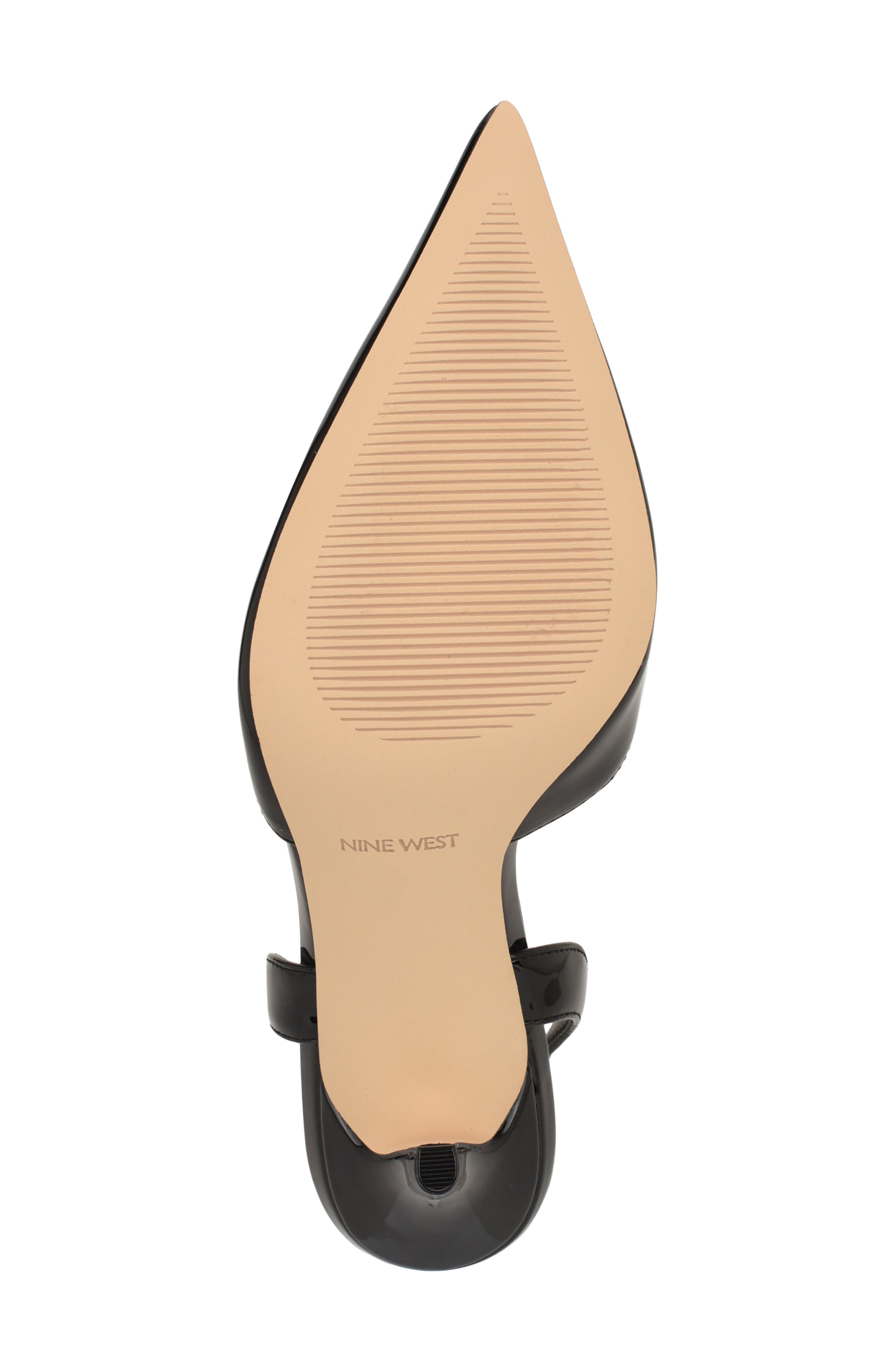 Nine West Grana Ankle Strap Pointed Toe Pump, Alternate, color, Black