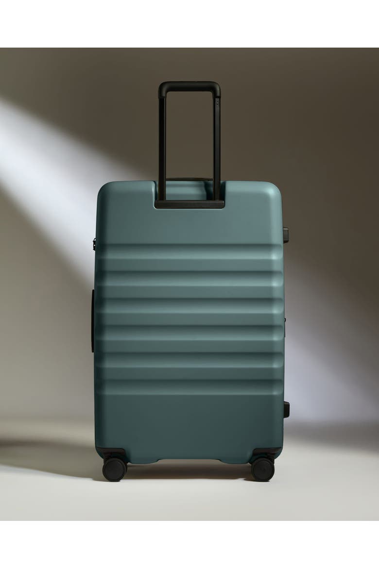 Icon Stripe Large Luggage, Alternate, color, Glade Blue