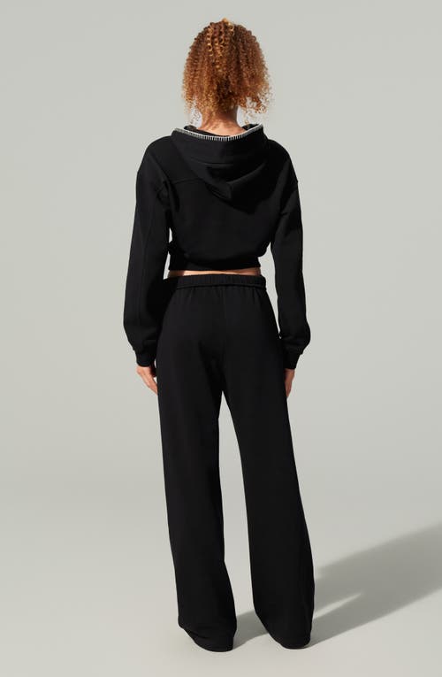 Lilysilk Seamflow Stride Sweatpants In Black