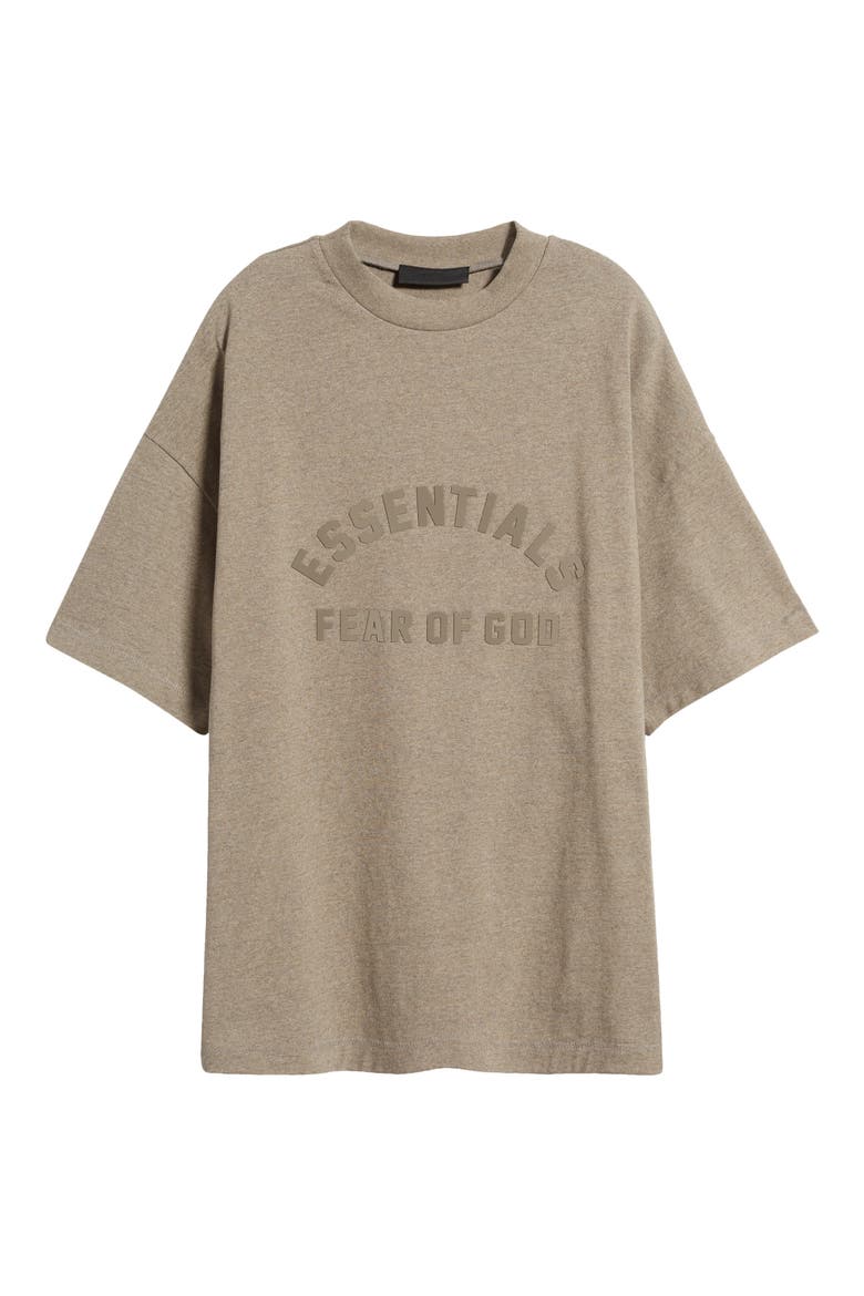 Oversize Logo T-Shirt, Alternate, color, HEATHER GREY