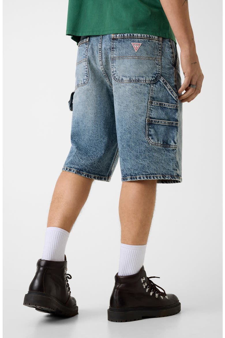Carpenter Denim Shorts, Alternate, color, GJ HYSTERIC MEDIUM WASH