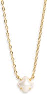 ARGENTO VIVO Dara Pearl Clover Necklace