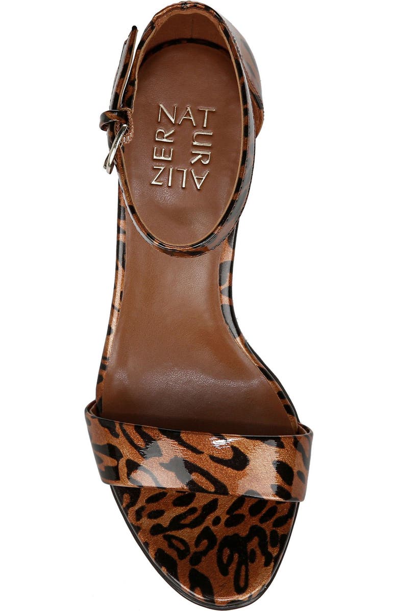 Naturalizer Vera Glitz Ankle Strap Sandal, Alternate, color, Natural Multi