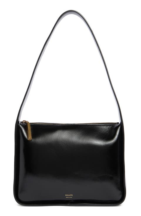 Lori Squared Leather Shoulder Bag