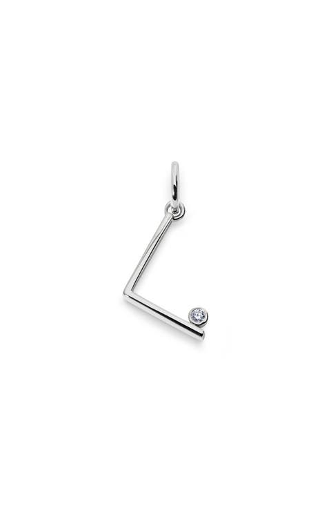 Lab Grown Diamond Initial Pendant