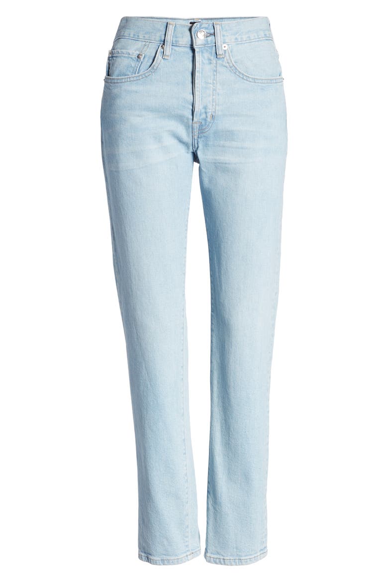 Hana High Waist Ankle Straight Leg Jeans, Alternate, color, LAST SUMMER