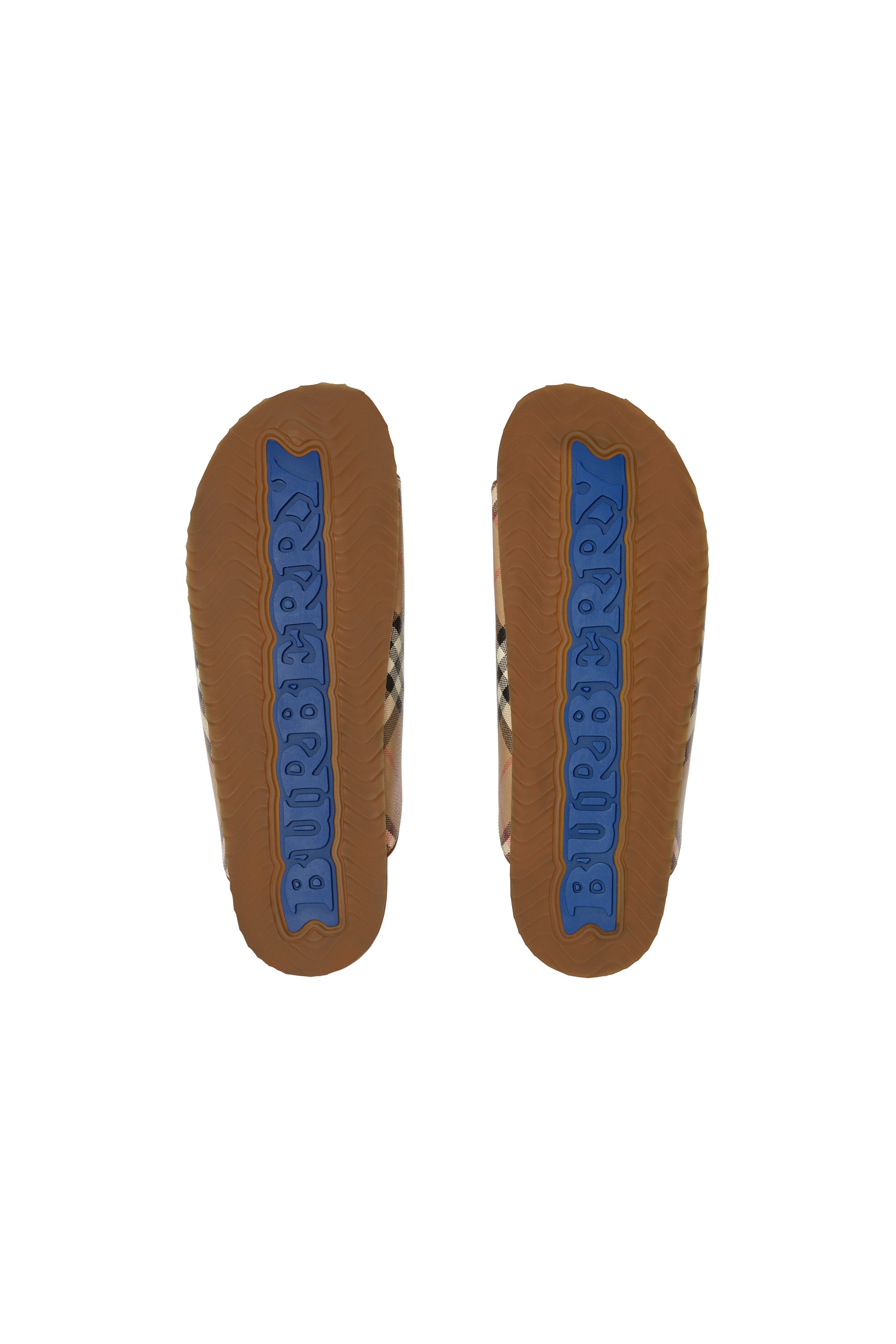 Check and Leather Urchin Sandals, Alternate, color, Archive beige