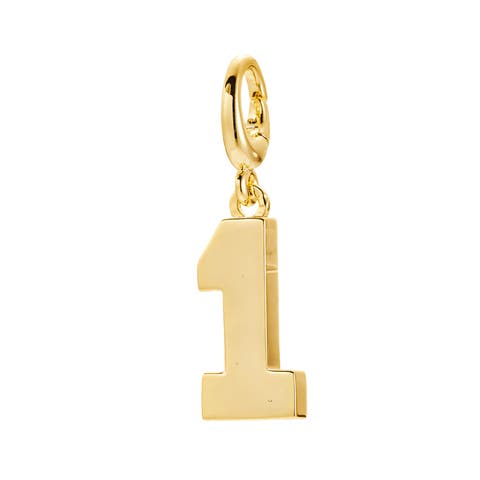 Drip Digits Number Pendant Charm