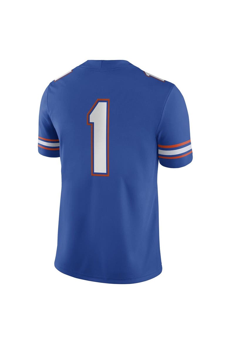 Men's Jordan Brand #1 Royal Florida Gators Game Jersey, Alternate, color, Royal