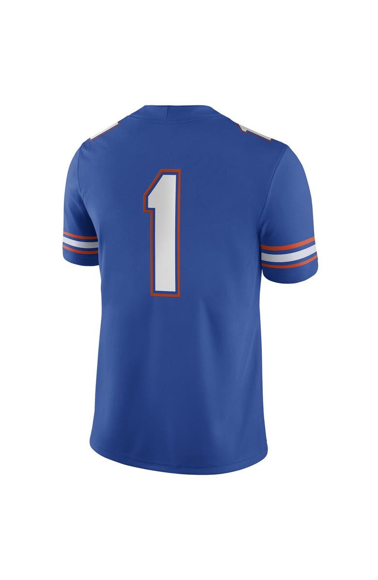 Jordan Brand Men's Jordan Brand #1 Royal Florida Gators Game Jersey, Alternate, color, 