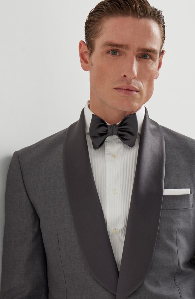 Brunello Cucinelli Tuxedo with shawl lapel, Alternate, color, Grey