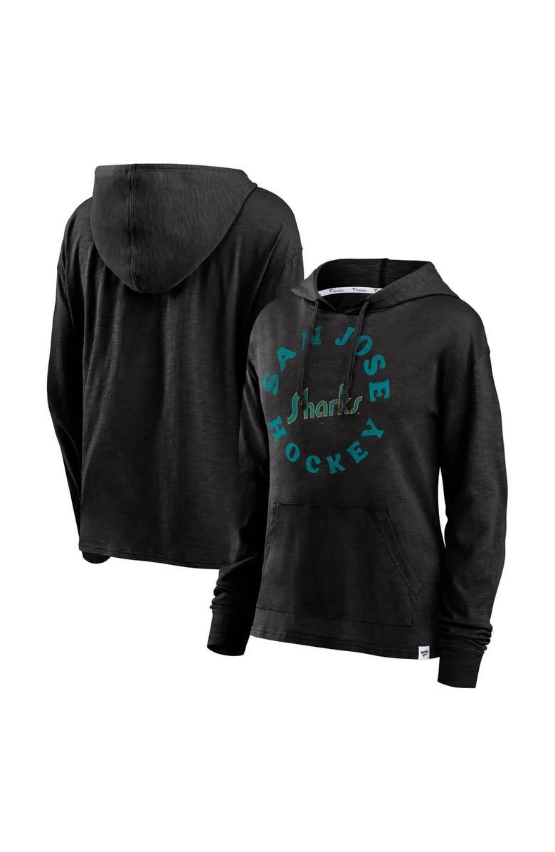FANATICS Women's Fanatics Black San Jose Sharks Special Edition 2.0 Lightweight Pullover Hoodie, Main, color, 