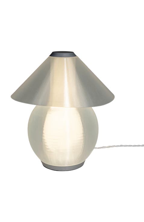 Opal 13" Modern Contemporary Plant-Based PLA 3D Printed Dimmable LED Table Lamp